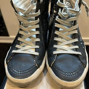 Golden goose brand new - black slide sneakers